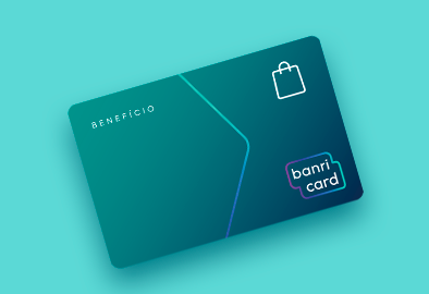 Ilustração do cartão BanriCard Benefício.